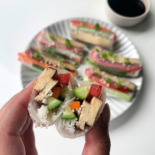 Rainbow Rice Paper Rolls – fodbods-uk