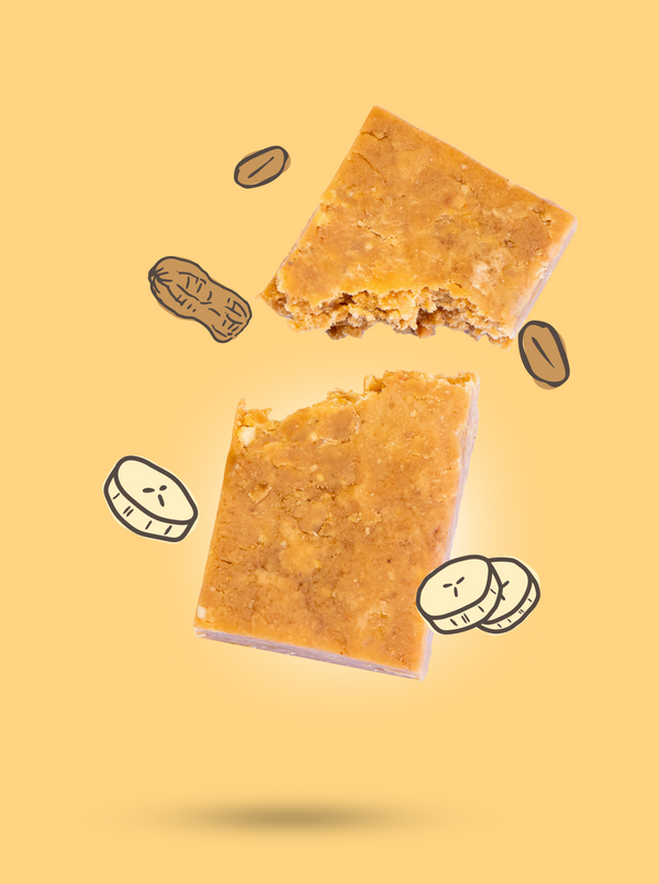 Banana Peanut Protein Bars – Box x10