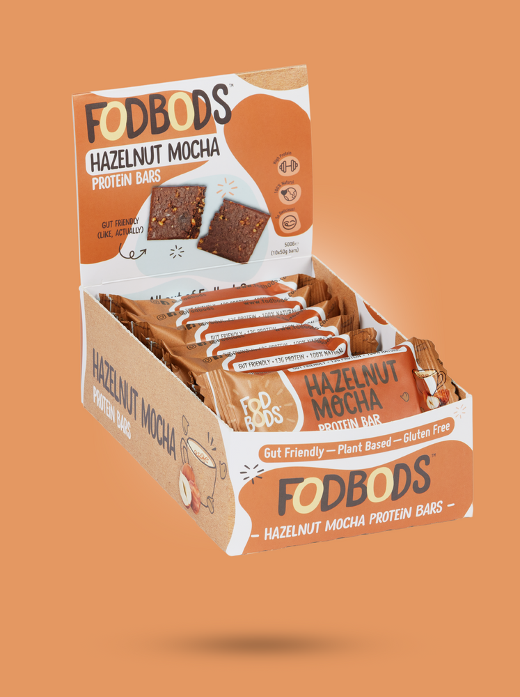 Hazelnut Mocha Protein Bars – Box x10