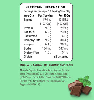 Fodbods UK - Mint Choc nutritional information